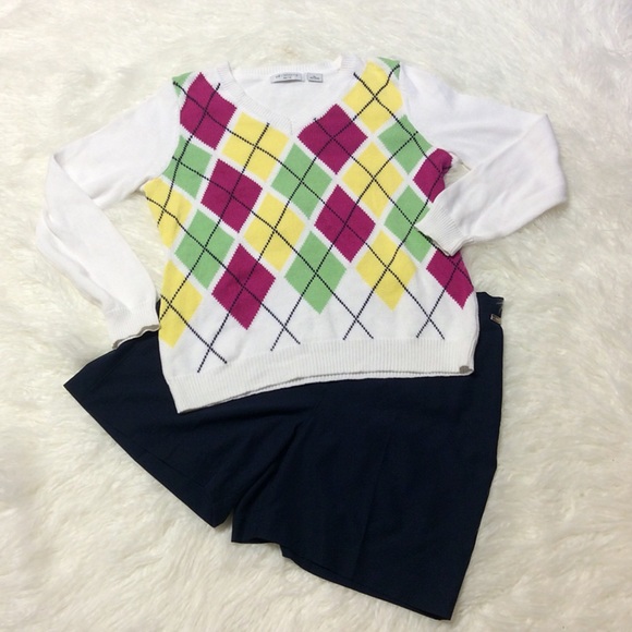 Liz Claiborne Pants - LIZ CLAIBORNE NAVY GOLF SHORTS